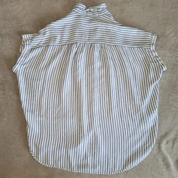 Madewell Central Shirt Dalton Stripe size small - Picture 8 of 15